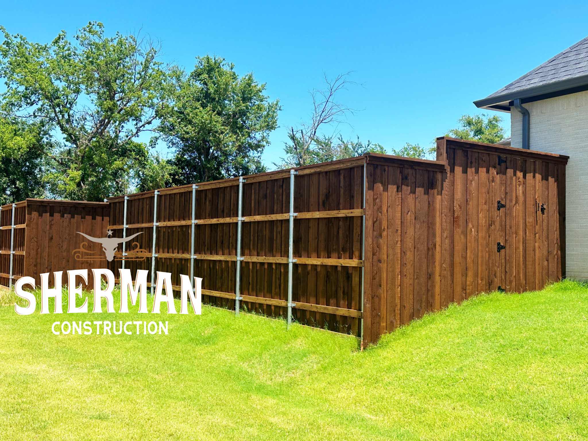 Wood Fence Project 08