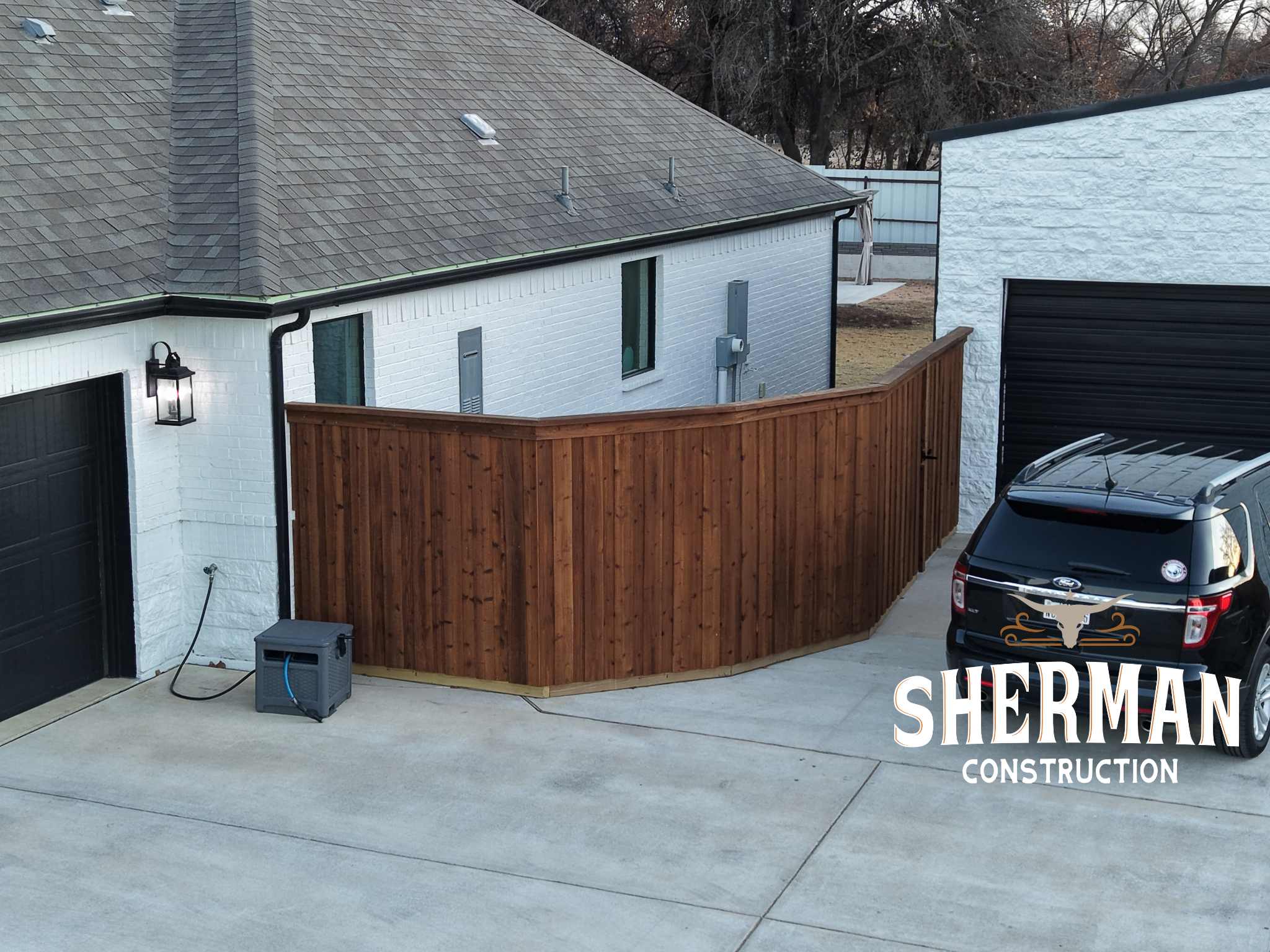 Wood Fence Project 09